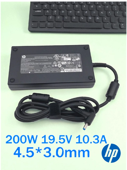HP 19.5V 10.3A 200W Cиний наконечник 4,5 × 3,0мм HP OMEN 15-CE009TX и OMEN 15-CE004LA