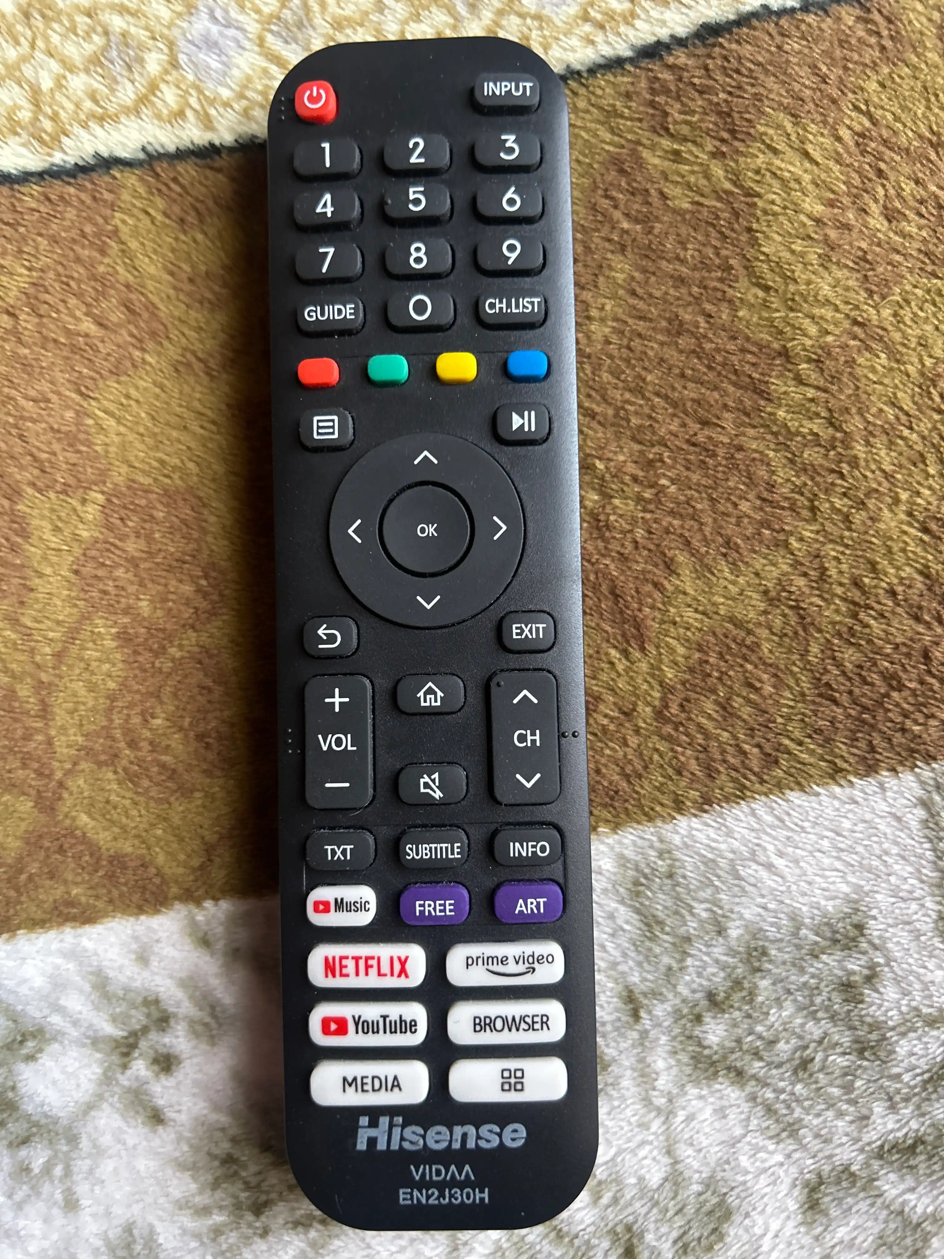 Hisense TV uchun ovozli boshqaruv pulti