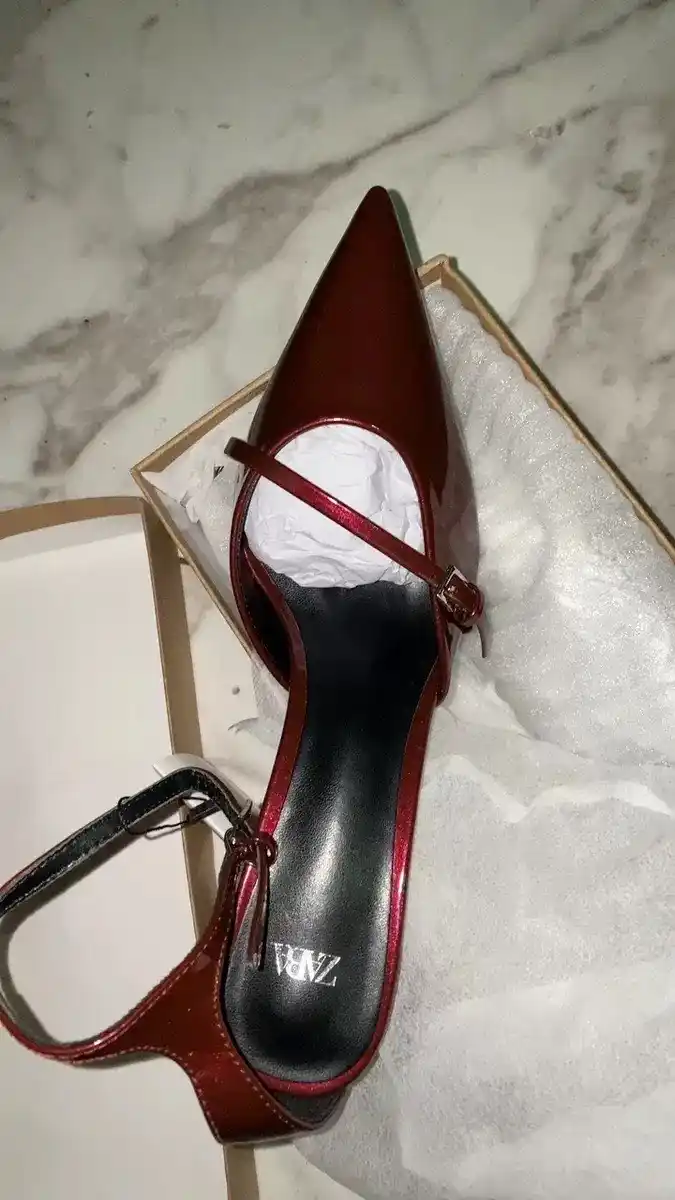 Ayollar tuflisi, kabluk, poshnali tufli, to'yga, merry me, trend tufli, ZARA