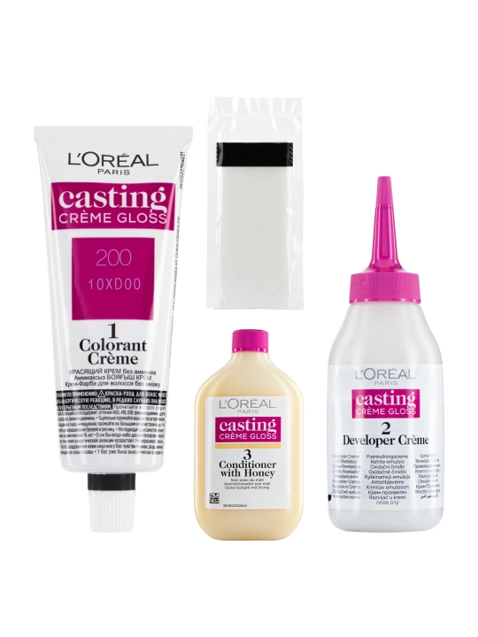 Краска для волос L'Oreal Casting, 200 черный кофе