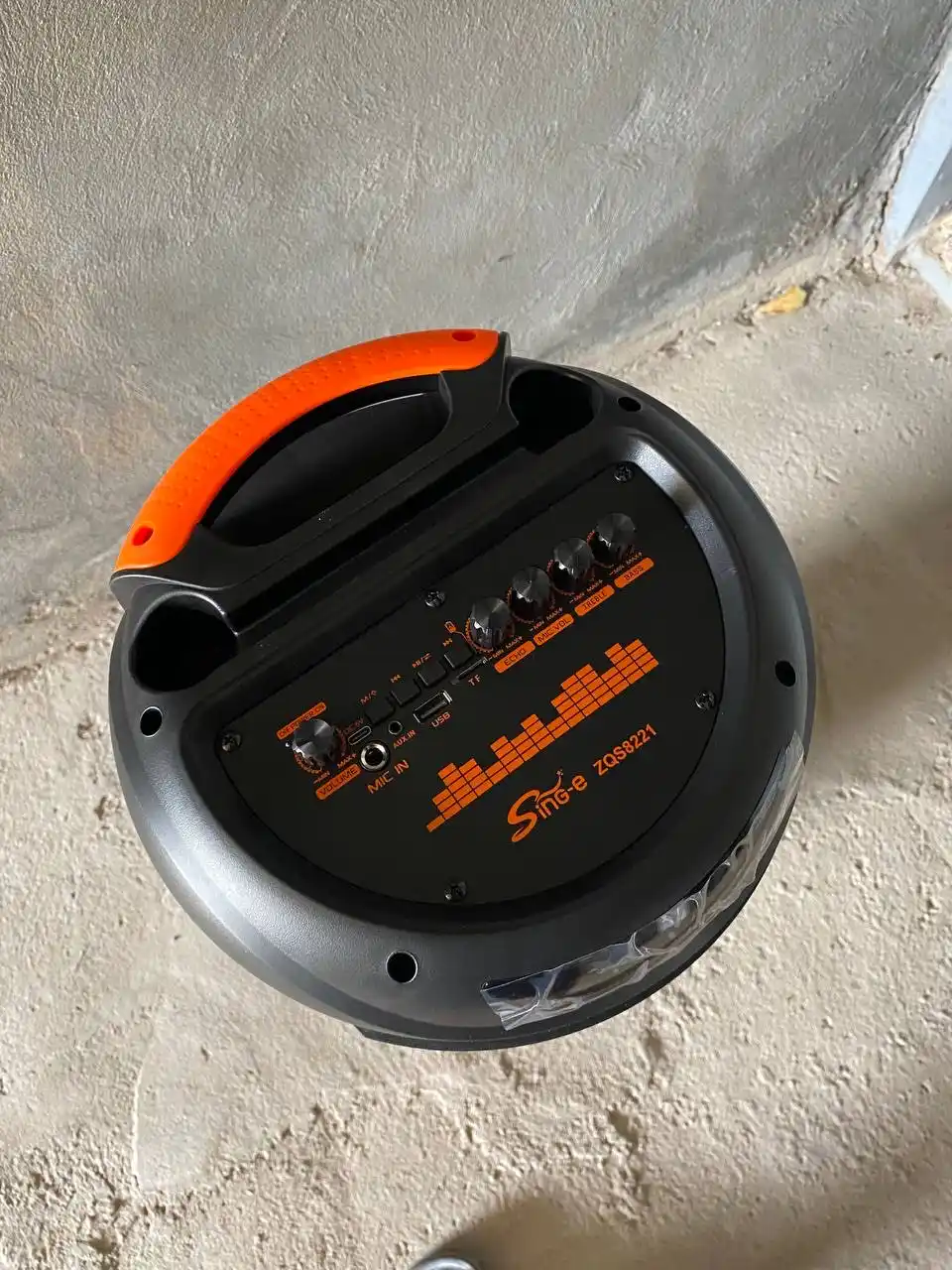 Караоке колонка Sing-e с микрофоном, Bluetooth, портативная, RGB подсветка