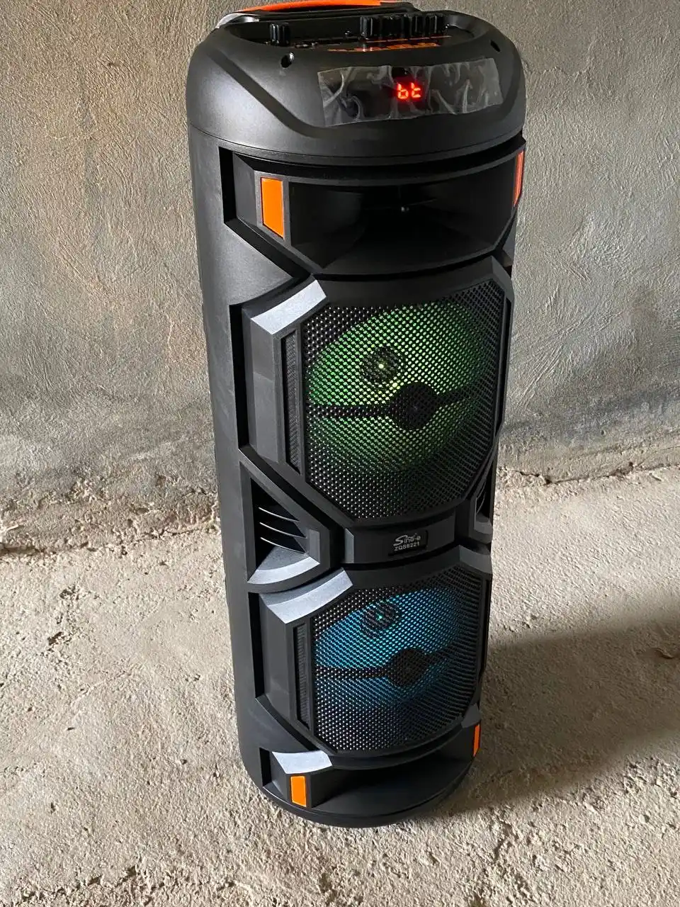 Караоке колонка Sing-e с микрофоном, Bluetooth, портативная, RGB подсветка