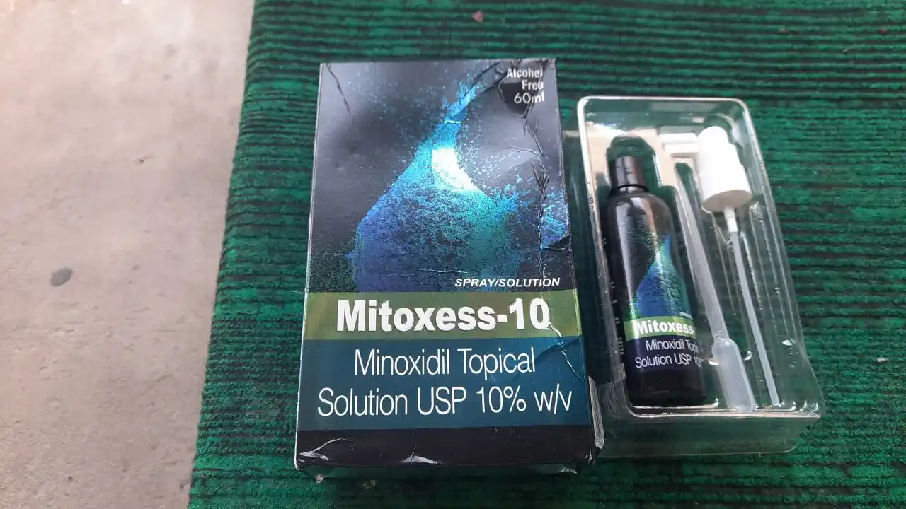 Миноксидил 10% Mitoxess-10 – лосьон для роста волос и бороды, без спирта, 60 мл