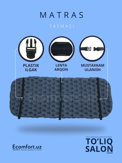 Avtomobillar uchun ortopedik nakidkalar, to'liq salon, ECOMFORT