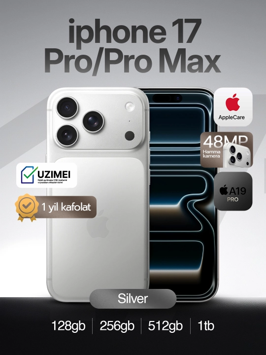 IPhone 17 Pro/Pro Max, 256, 512 , 1 ТБ , 2 ТБ / Оба IMEI зарегистрированы - 