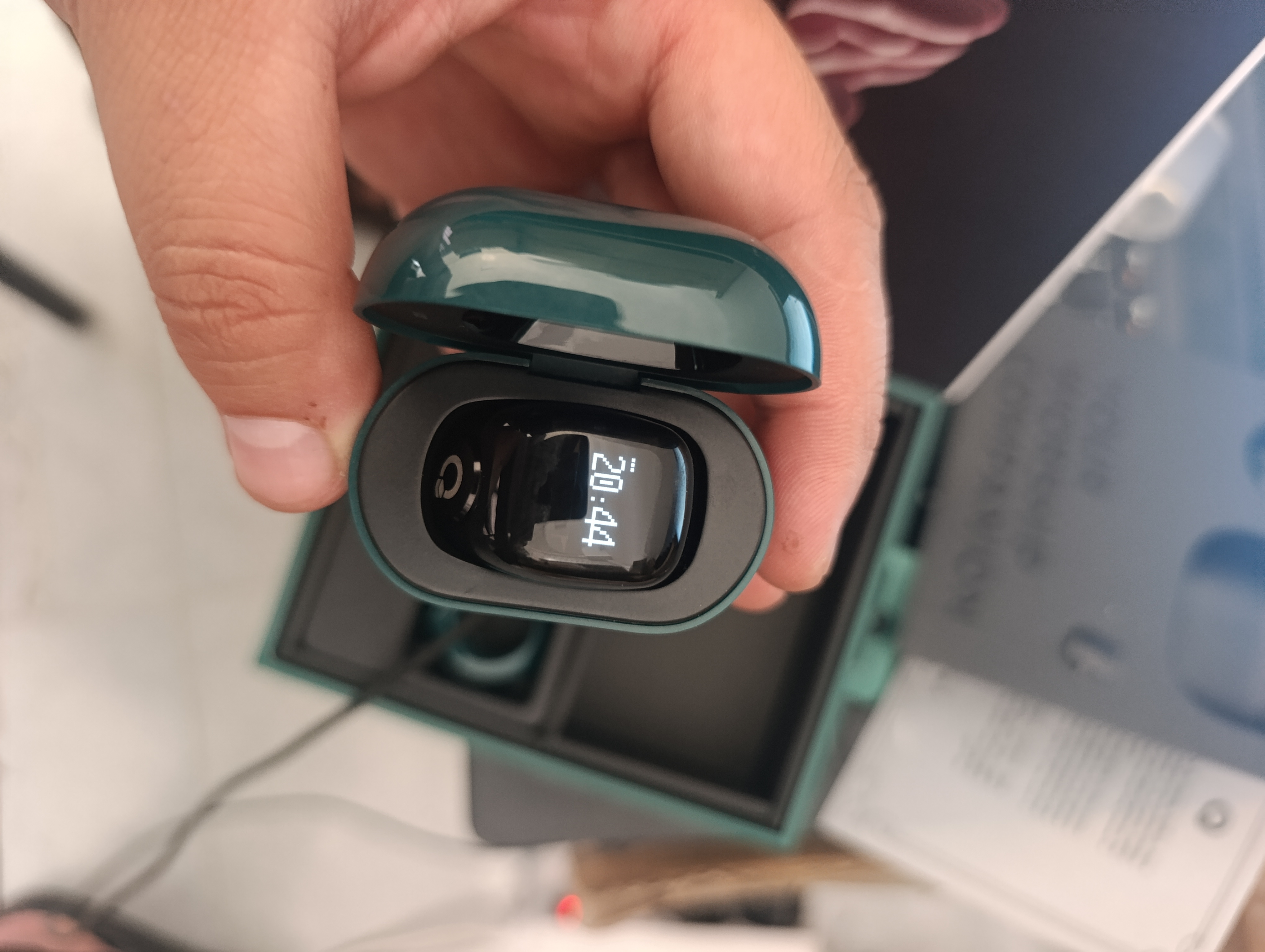 Elektron Tasbeh Zikr Ring Jood, zaryad keysi bilan, namoz vaqti eslatmasi, universal uzuk