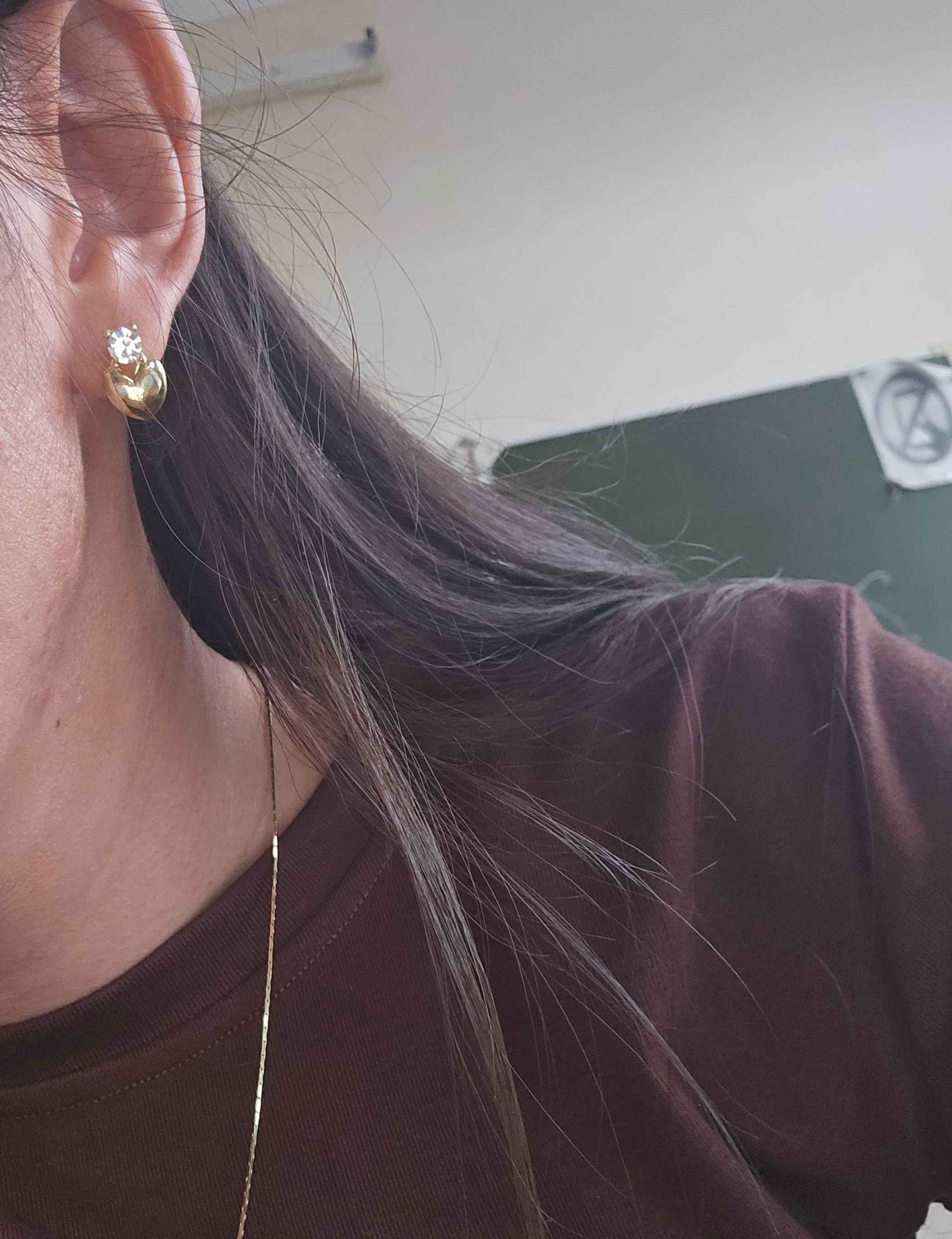 Серьги в форме сердца для девушек
