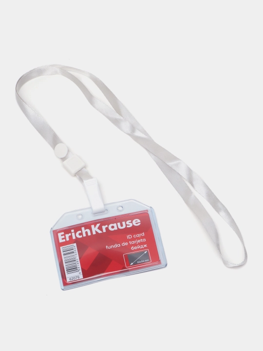ErichKrause 85x54 mm lentali to‘plamdagi gorizontal beyj, shaffof, 62079 - 