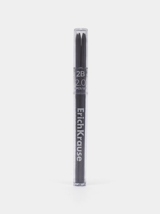 ErichKrause mexanik qalamlar uchun grifellar, 2.0 mm, 2B (g‘ilofda 5 tadan) 29303 - 