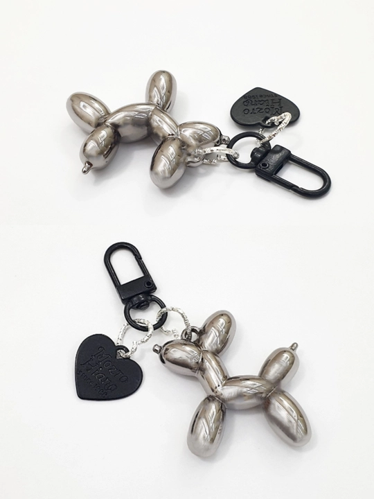 Balloon Dog breloki, "Sharli kuchukcha" breloki, kalit uchun brelok, sumka uchun brelok