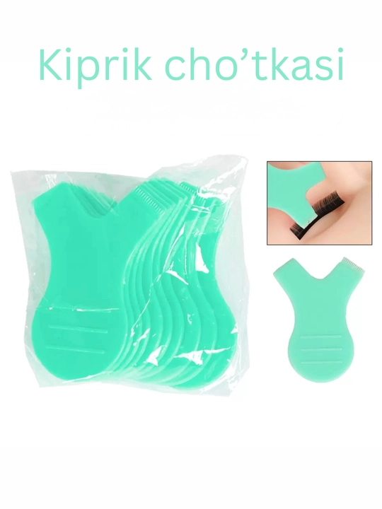 Kirpiklar uchun ixcham taroq va tush surtish uchun aplikator - 
