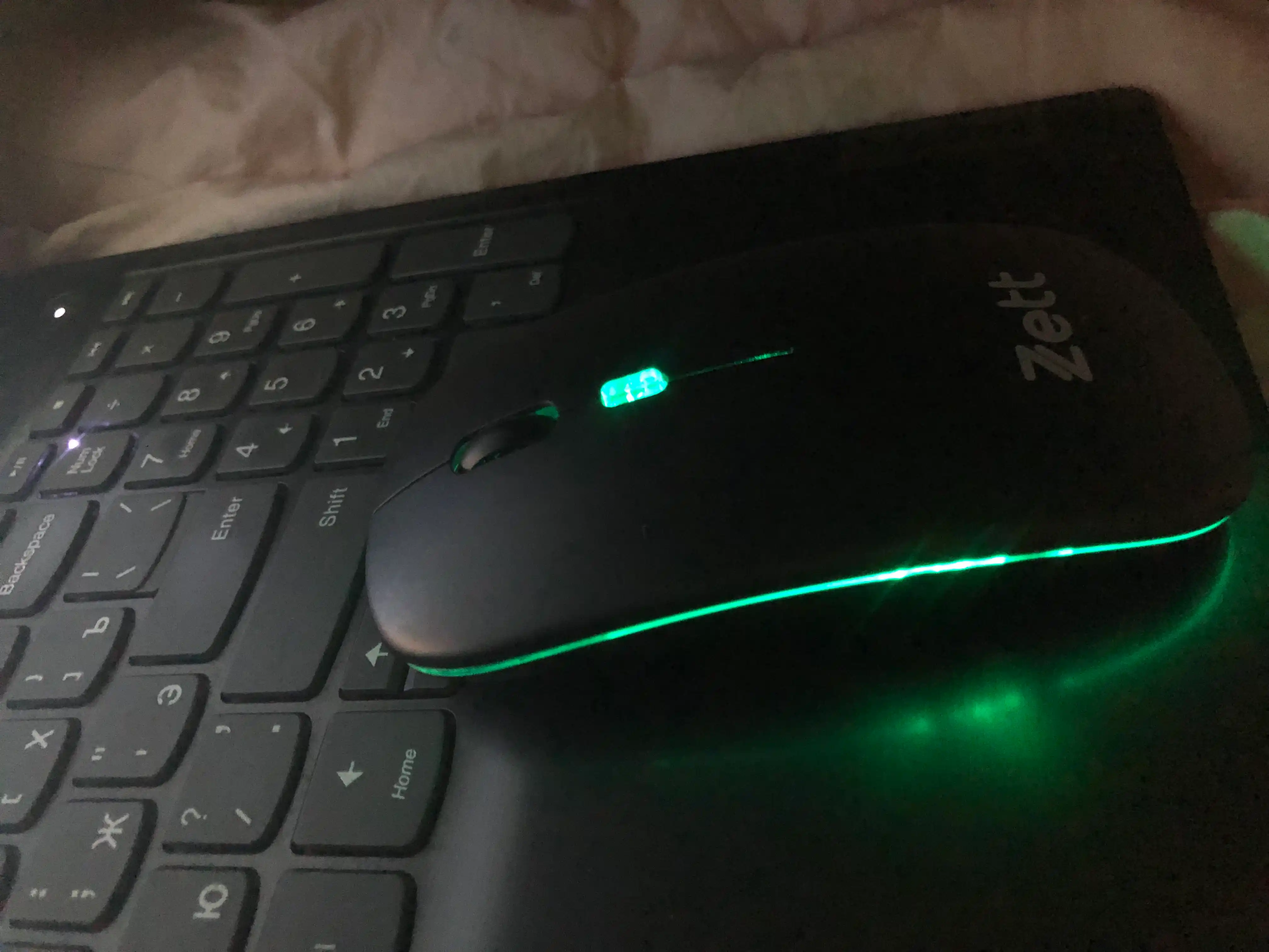 Zett simsiz kompyuter sichqonchasi, Bluetooth va USB-C bilan