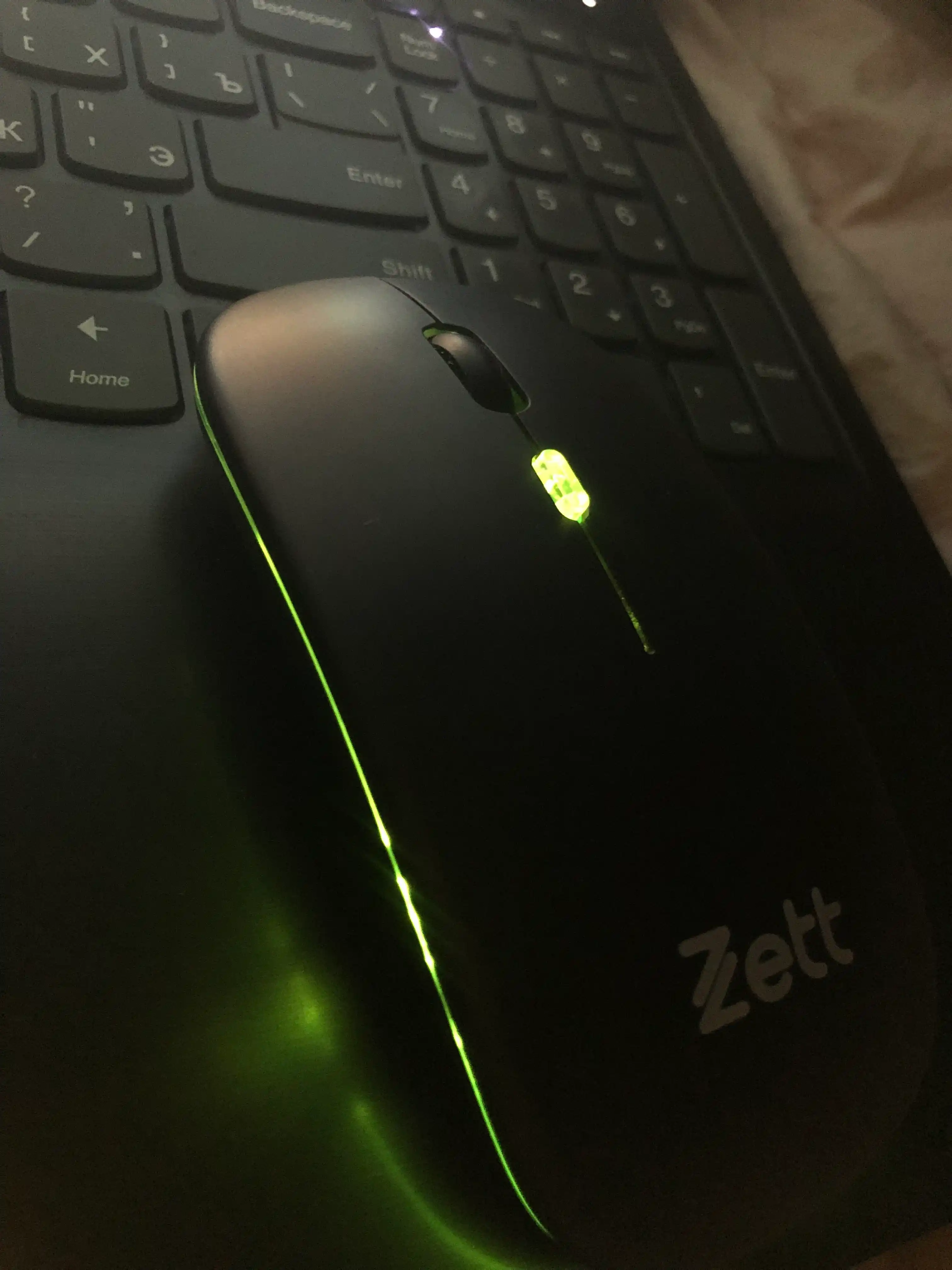 Zett simsiz kompyuter sichqonchasi, Bluetooth va USB-C bilan