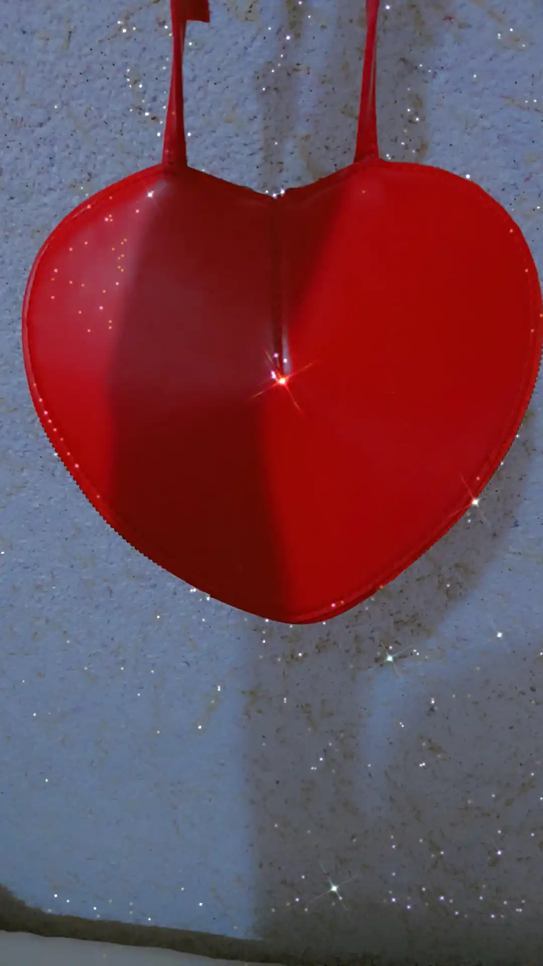 LoveMe Heart ayollar sumkasi, yurak shaklida, yelkama