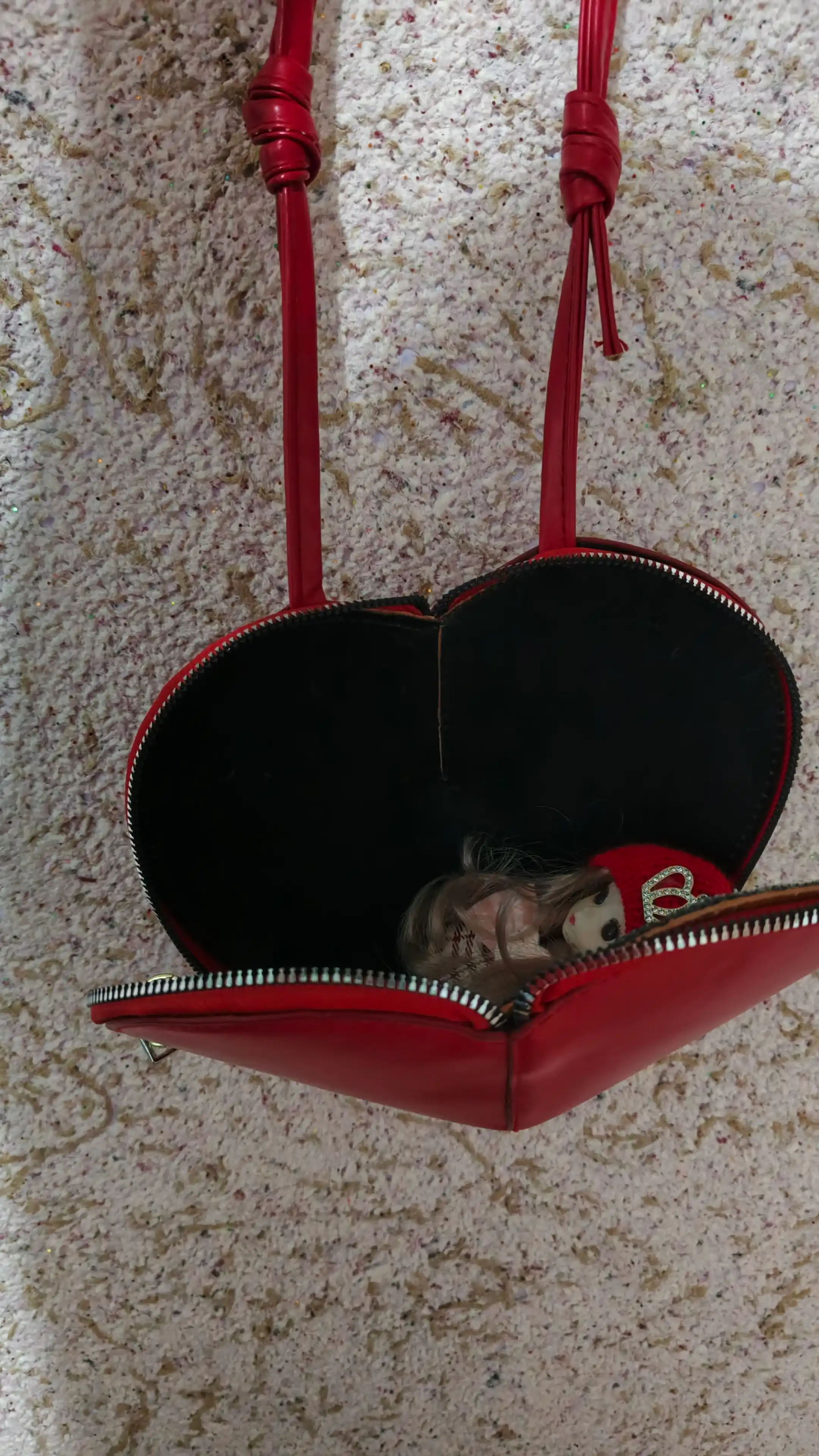 LoveMe Heart ayollar sumkasi, yurak shaklida, yelkama