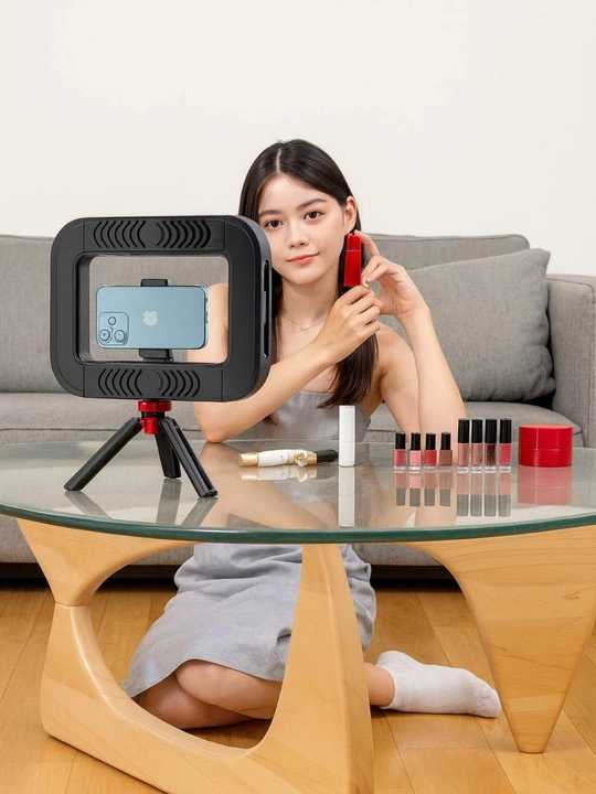 E-30 RGB Kamera va Telefon Uchun Professional Yoritish Lampasi