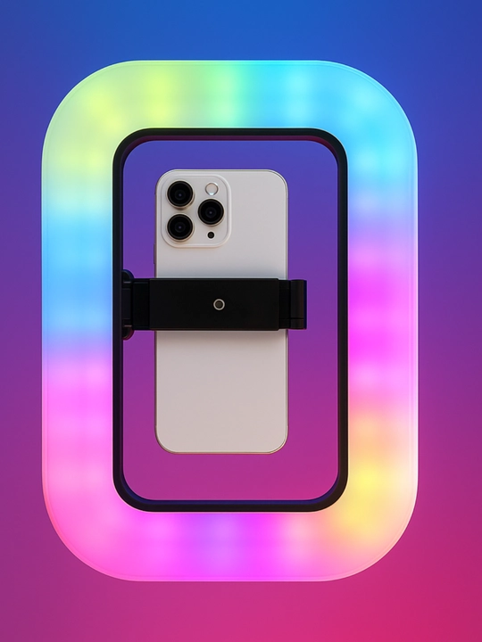 E-30 RGB Kamera va Telefon Uchun Professional Yoritish Lampasi
