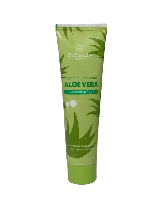 Увлажняющая очищающая пенка для жирной и комбинированной кожи LA'CORE Aloe Vera Foam - 