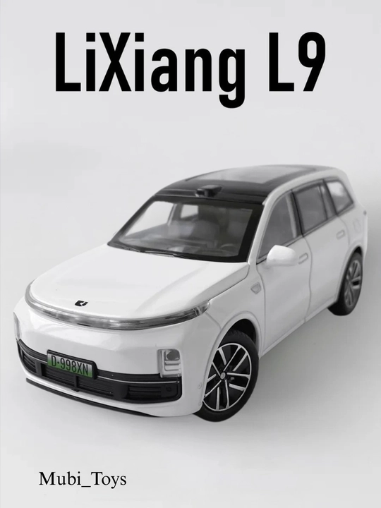 Kolleksion mashina LiXiang L9 1:32, metall avtomobil modeli