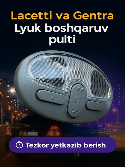 Панель управления люком Lacetti и Gentra (с внутренним освещением) — TIMNOW-213