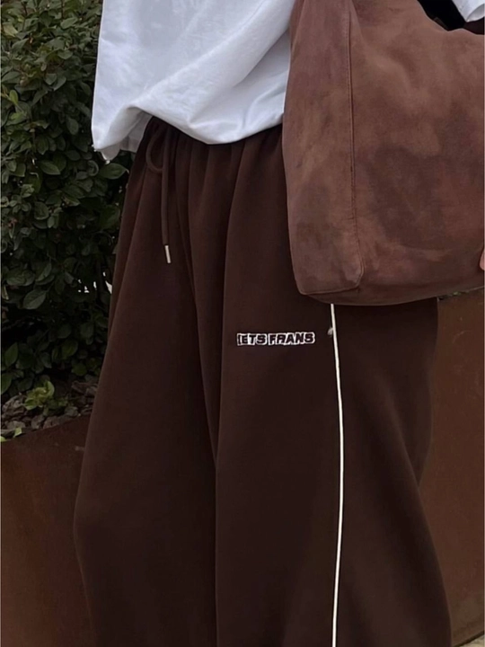 Джоггеры Iets Frans Harri — oversize, мягкий футер, элегантный уличный стиль  - 