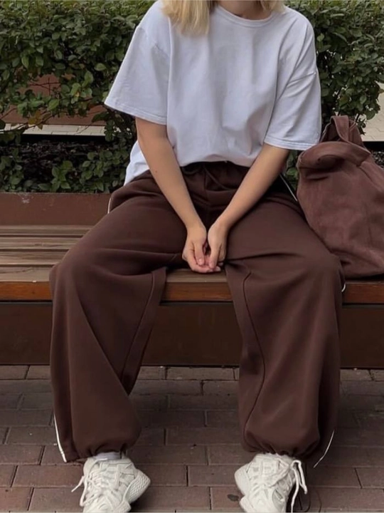 Iets Frans Harri joggerlari — oversize, yumshoq futer, shahar uslubi 