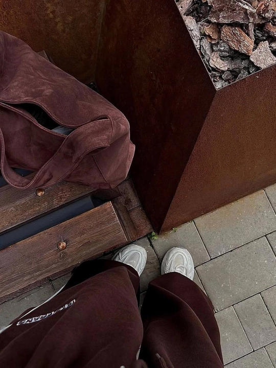 Iets Frans Harri joggerlari — oversize, yumshoq futer, shahar uslubi 