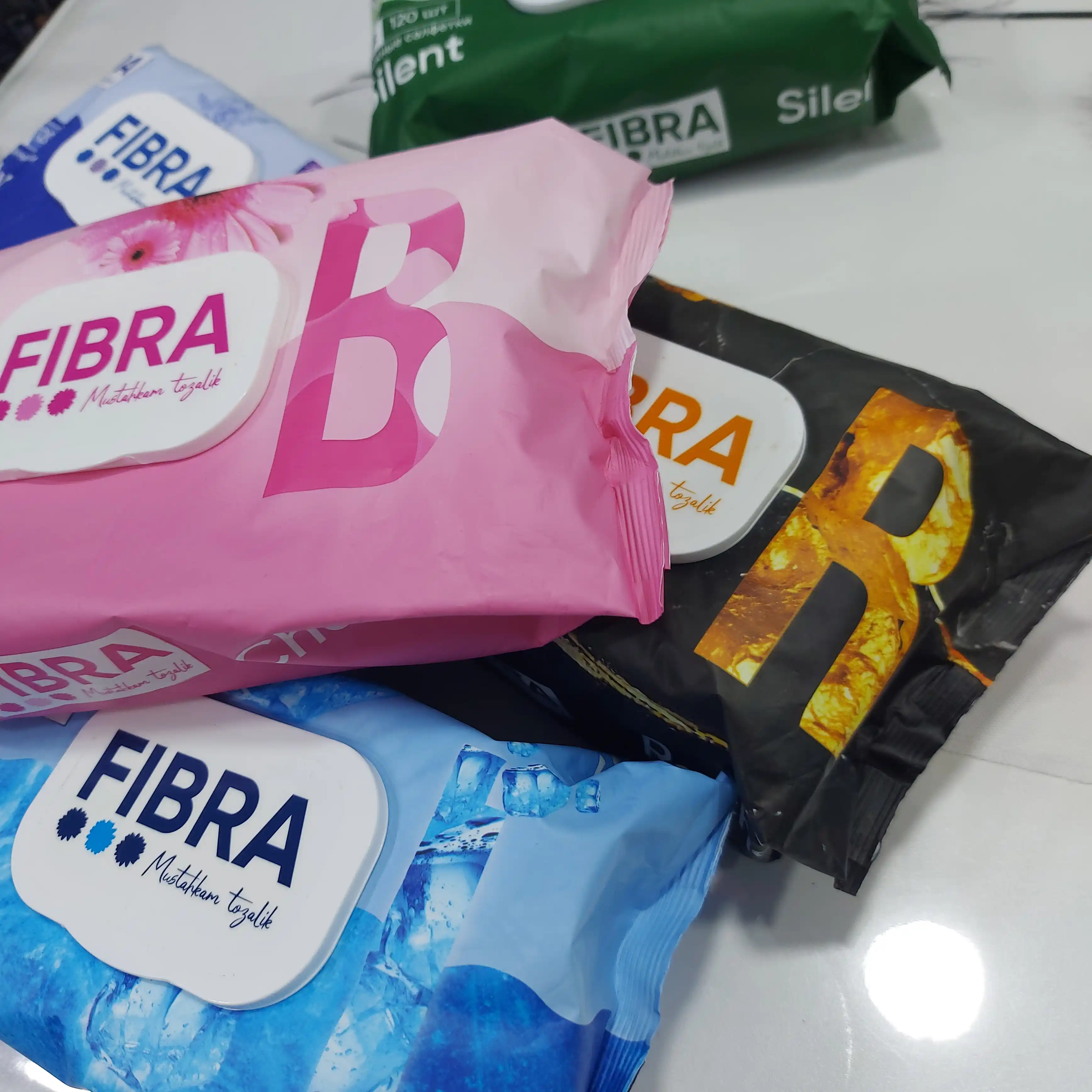 FIBRA Chamo nam salfetkalari, 120 dona
