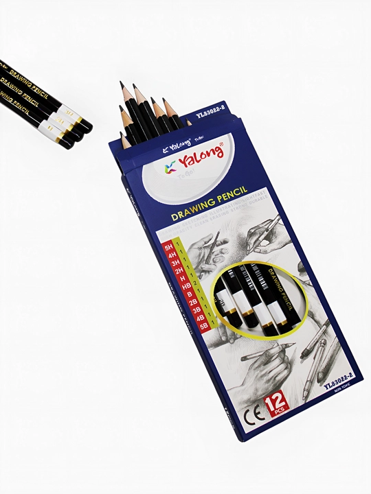 Карандаши черные Конструктор Yalong 83022-2, 12 шт