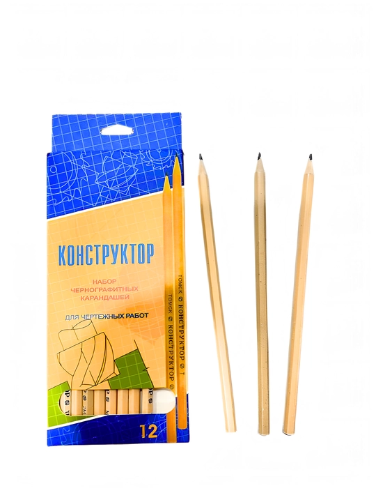 Qora qalamlar «Konstruktor» SK109/12, 12 dona - 