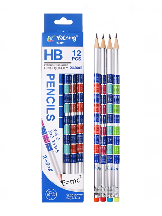 Qora qalamlar HB, Yalong To Go YL201307/y, 12 dona - 