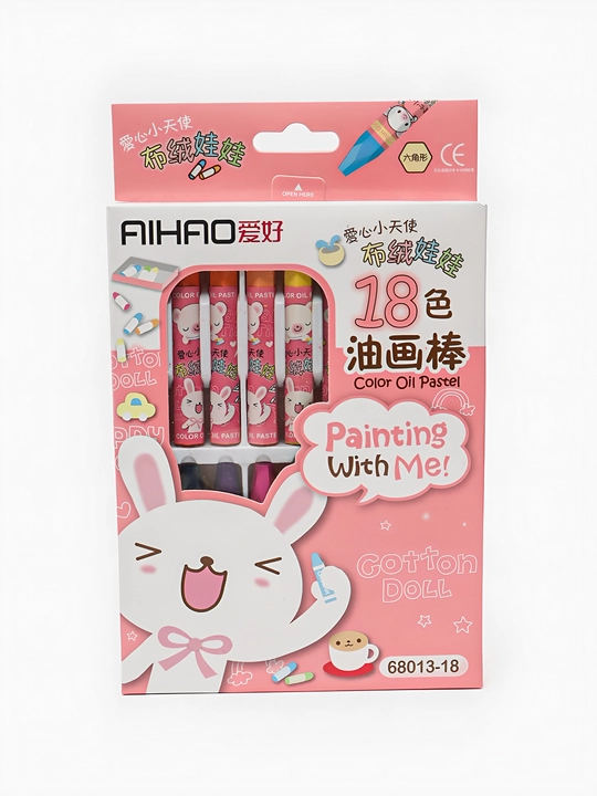 Mumli bo‘yoq bo'rlar AIHAO 68013-18, 18 rang - 
