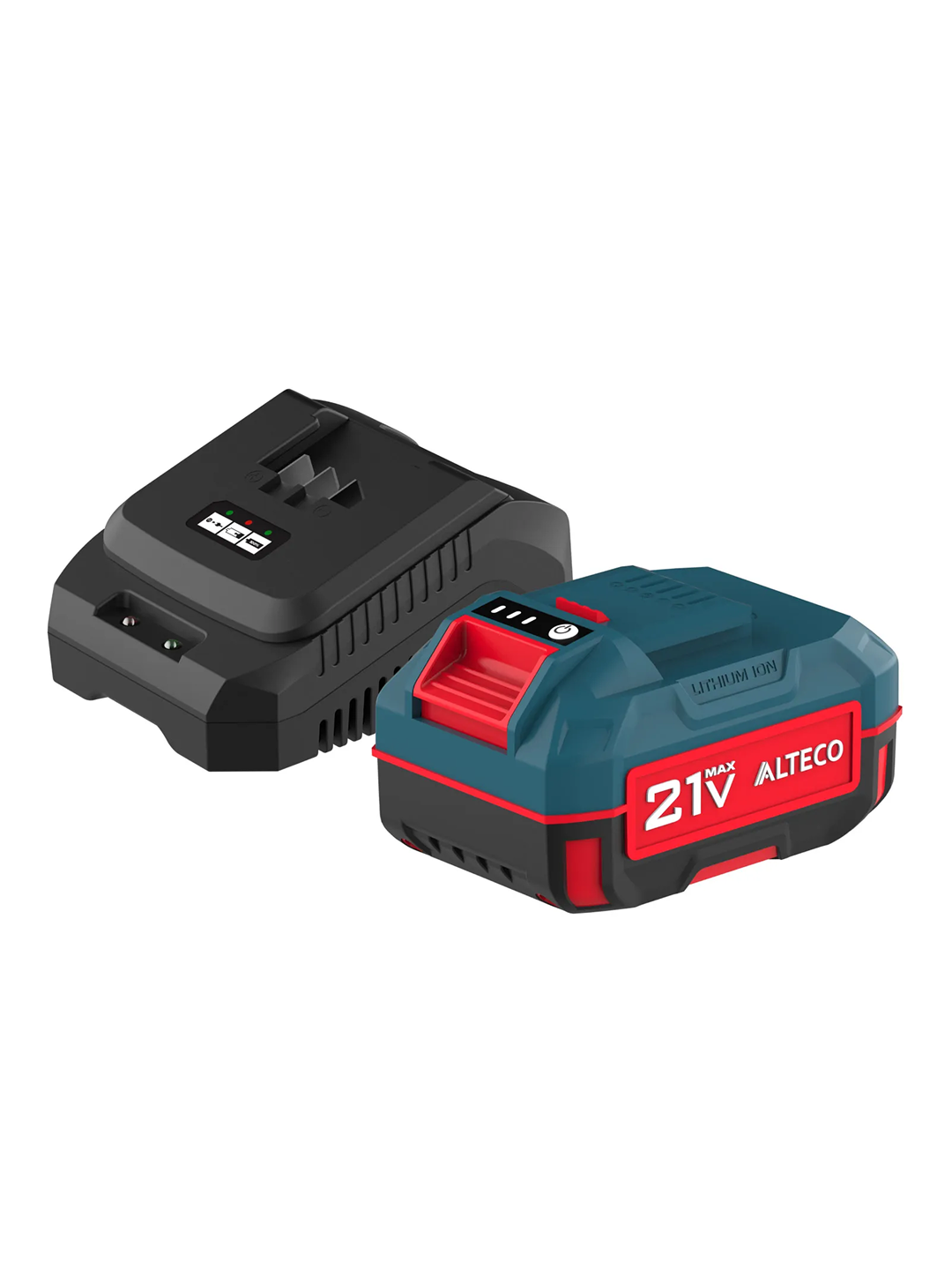 ALTECO akkumulyator 1×21Vmax 4Ah va zaryad qurilmasi (BCD 21-40 Li + BC 21-40 QF) - 