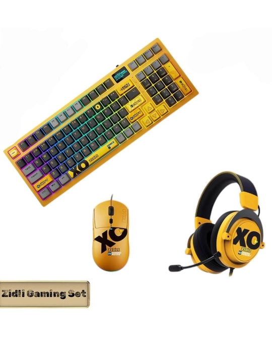 O‘yin periferiya to‘plami Zidli gaming set 3 tasi 1 da - 