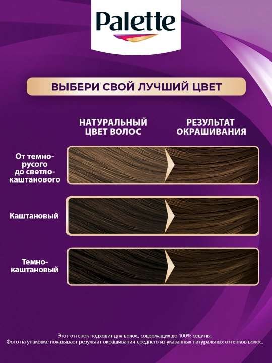 Krem soch bo'yog'i Palette, chidamli, rangi Oltin Trufel