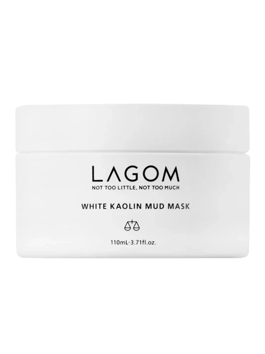 Глиняная маска против черных точек Lagom White Kaolin Mud Mask - 