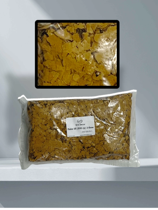 Floki polimer dekorativ chipslar 500 gr