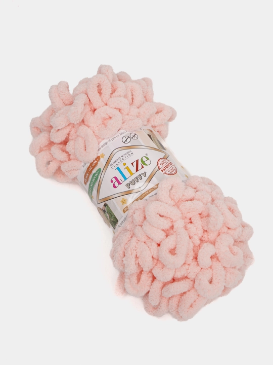 Пряжа Alize Puffy - 100 г, 9 м, 100% полиэстер, в упаковке 1 шт