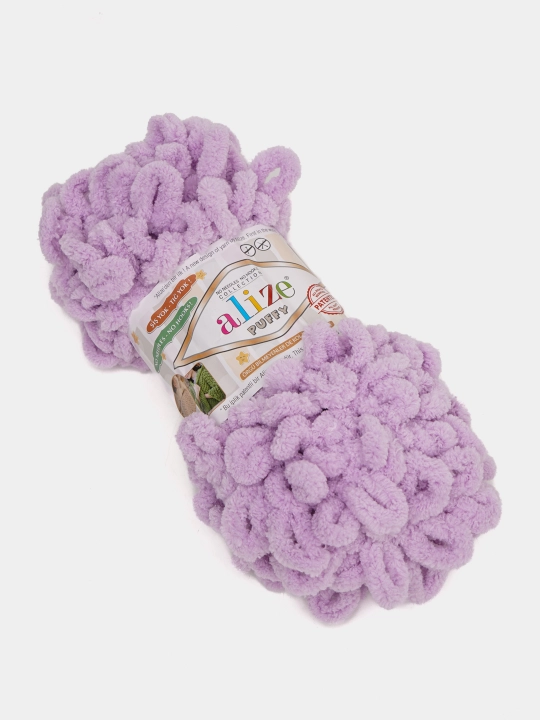 Пряжа Alize Puffy - 100 г, 9 м, 100% полиэстер, в упаковке 1 шт