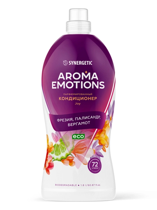 Кондиционер для белья  SYNERGETIC "EMOTIONS" Joy / Радость, 1,8 л