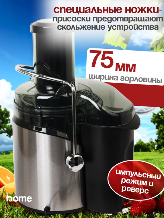 LG Elektr sharbat siqqich, meva va sabzavotlar oshxona kombayni, 600 ml, 1000 Vt