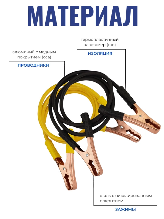 Avtomobil uchun o't oldirish simlari, 1000AMP, 2000AMP, EPICA STAR, EP-30141