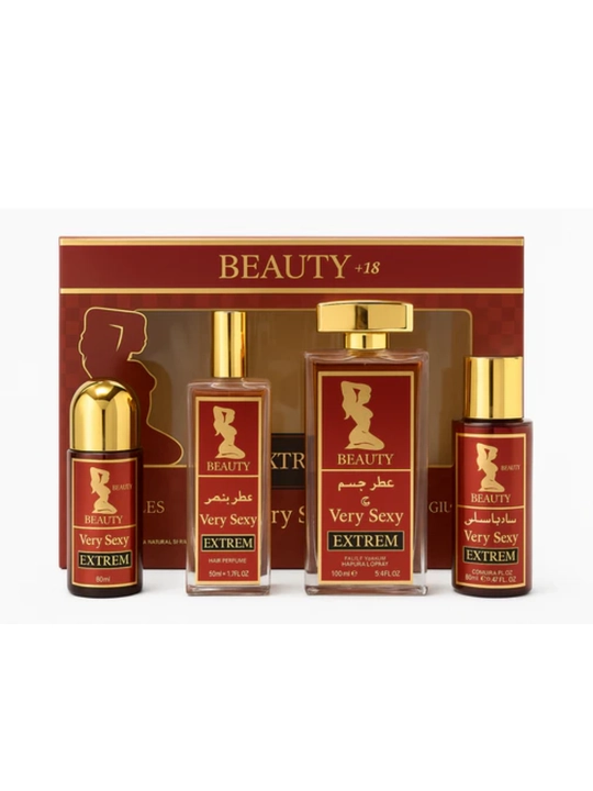BEAUTY Very EXTREM attorlik to‘plami, 4 ta buyum - 