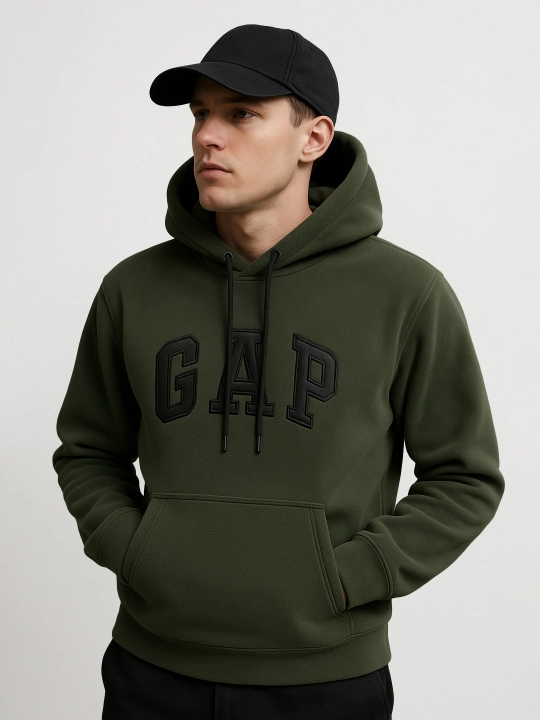 Мужское флисовое худи GAP, теплое, размеры: 50-54 L/XL/XXL