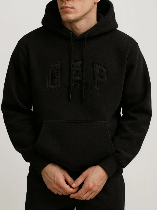 Мужское флисовое худи GAP, теплое, размеры: 50-54 L/XL/XXL