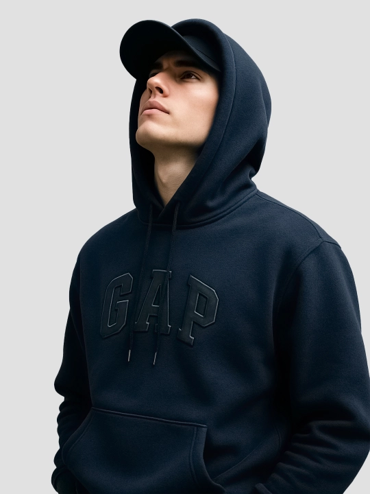 Мужское флисовое худи GAP, теплое, размеры: 50-54 L/XL/XXL