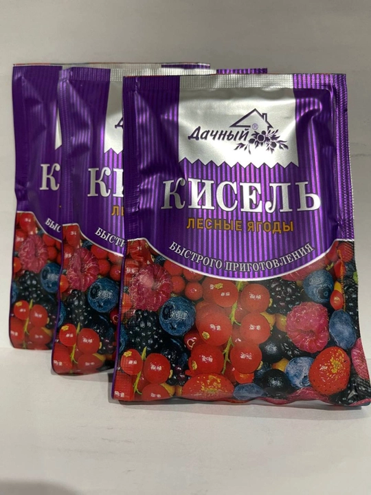 Kissel granulalari DACHNIY, o'rmon rezavorlari paketi, 30 g