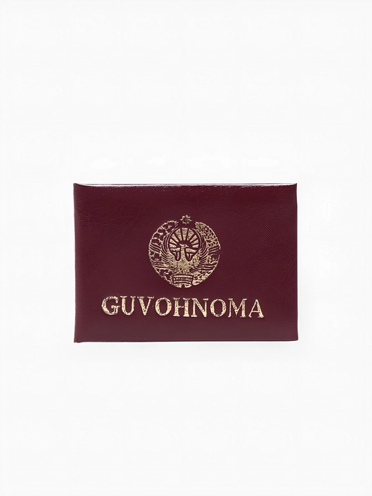 Gerbli guvohnoma uchun qoplama, 6.5×9 - 