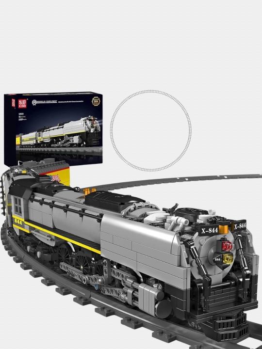 Конструктор поезд Mould King 12031 Union Pacific 844, детализированная модель локомотива - 