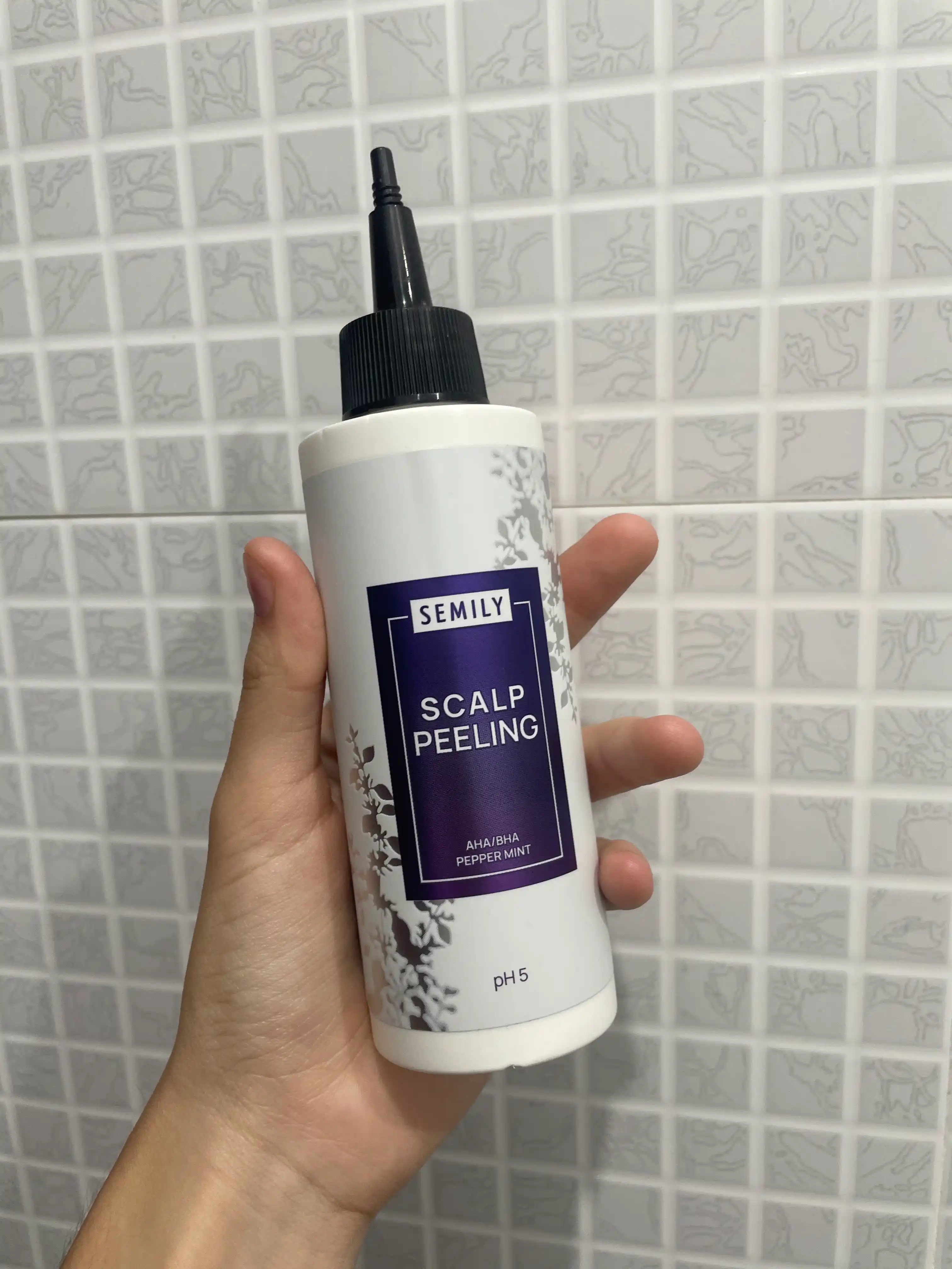 Soch uchun piling SEMILY Kepekka qarshi piling bosh koja uchun skrab, 150 ml